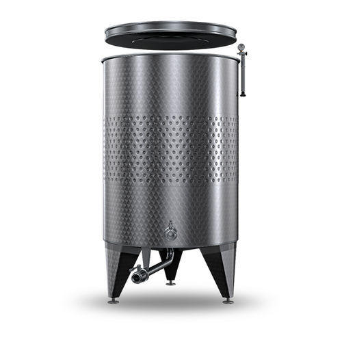Liquid vessel - SPACTR - F.lli Marchisio & C. s.p.a. - for food products / stainless steel / cylindrical