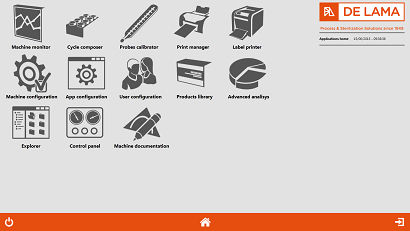 Embedded software - DE LAMA S.p.A. - management / control / Windows