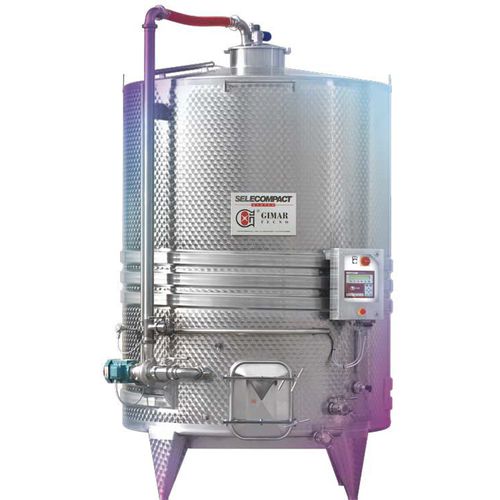 Vinification tank - SELECOMPACT - DELLA TOFFOLA GROUP - for wine / cylindrical / industrial