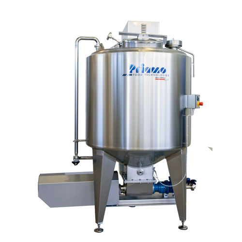 Milk tank - DELLA TOFFOLA GROUP - stainless steel / cylindrical / mixing