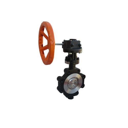 Butterfly valve - V142 - Doruk Endustri Ltd. - with handwheel / triple-offset / metal