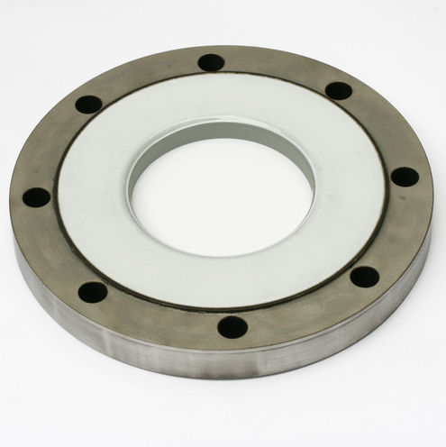 Metal-fused sight glass - 211 - Herberts Industrieglas GmbH & Co. KG - flange / enameled