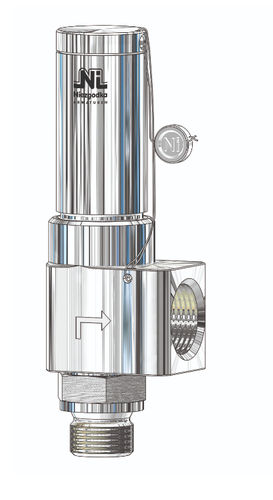 Gas safety valve - Type 50 - Niezgodka GmbH - for steam / oil / compact