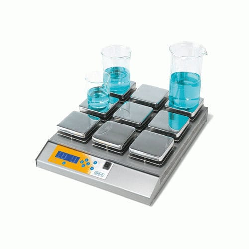 Laboratory hot plate - MH50E - Suministros Grupo Esper S.L. - polished aluminum / digital