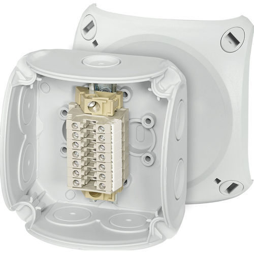 Wall-mounted junction box - RK 0207 T - Hensel - UL / halogen-free / IEC