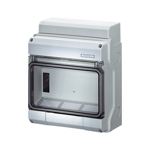 Wall-mounted electrical enclosure - KV 9109 - Hensel - DIN rail / polystyrene / circuit breaker