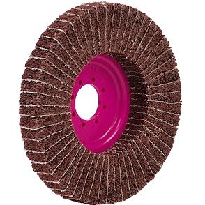 Polyester fiber abrasive disc - MAGNUM® TOPMIX - CS UNITEC - for deburring / non-woven
