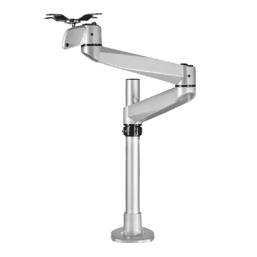 High-strength monitor mount - VESA 75/100 - ELCOM - flexible / adjustable-height / double-arm