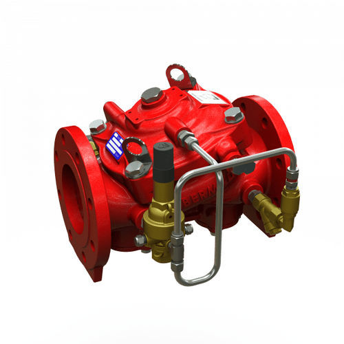Plug valve - FP-42T-20 - BERMAD CS Ltd - hydraulically-operated / pressure-control / for water