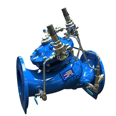 Globe valve - WW-723 EN/ES - BERMAD CS Ltd - hydraulically-operated / pressure-reducing / pressure sustaining