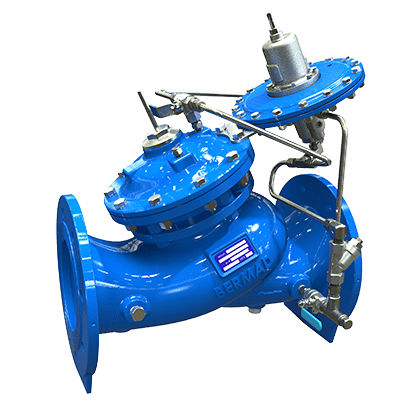 Diaphragm valve - WW-750-80 - BERMAD CS Ltd - hydraulic / pilot / level control