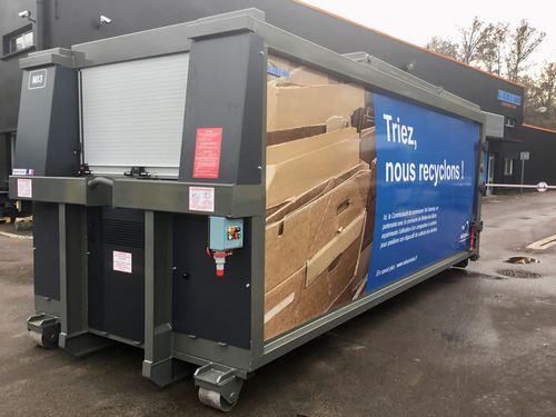 Mixed waste compactor - Paktor Mi3 - GILLARD SAS - mobile / monobloc