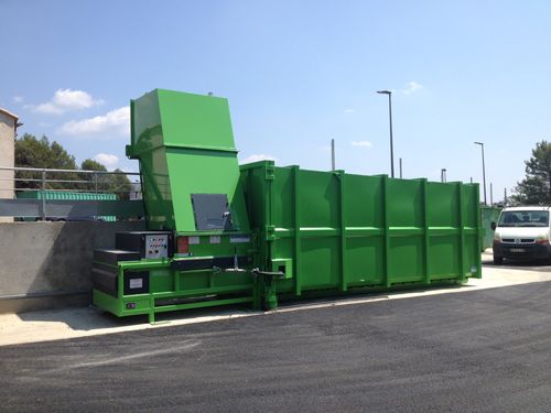 Cardboard trash compactor - PAKTOR I.3 - 1500 - GILLARD SAS - fixed / top-loading