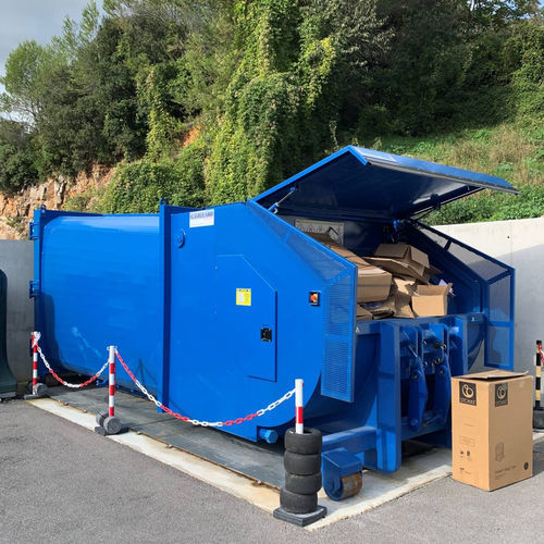 Mixed waste compactor - ORK MK5 - GILLARD SAS - wood / scrap / metal