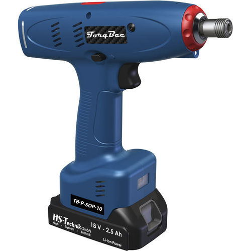 Cordless electric screwdriver - TBPSOP series - HS-Technik GmbH - pistol / with shut-off clutch / brushless
