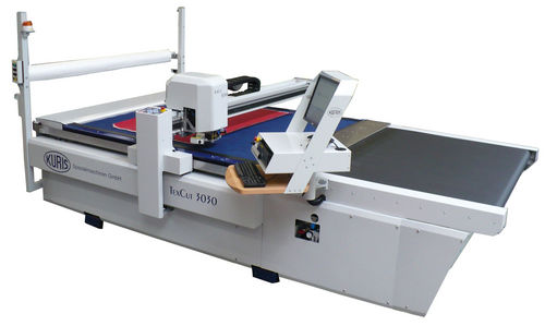 Knife cutting machine - TEXCUT C 3030 - KURIS Spezialmaschinen - for fabrics / CNC