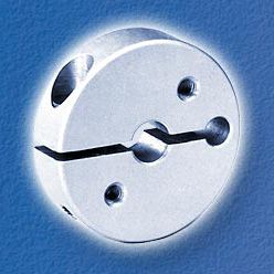 Steel flange - KFAn series - Technische Antriebselemente GmbH - aluminium / brass / through-hole