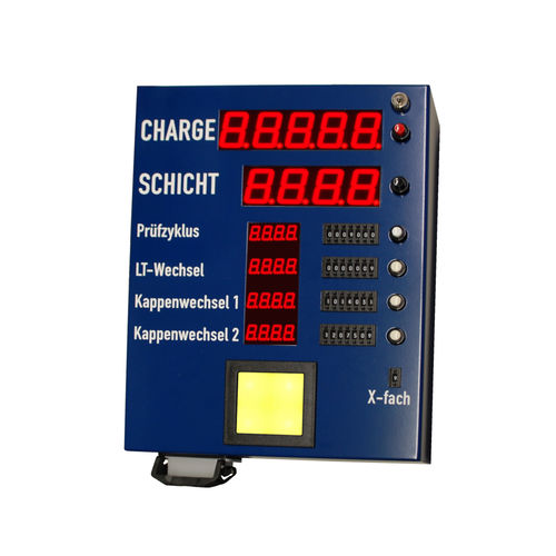Panel-mount operating panel - VISUAL ELECTRONIC GmbH - for control