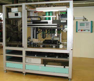 Leak test station - Dr. Wiesner - functional / automatic / PLC-controlled