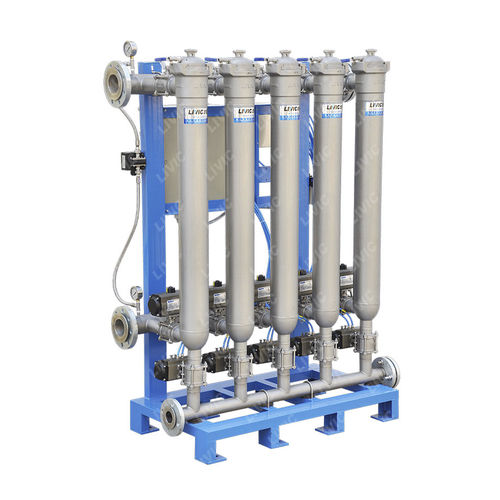 Liquid filter - MF series - Shanghai LIVIC Filtration System Co., Ltd. - multi-basket / self-cleaning / modular