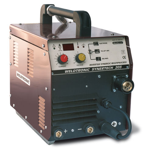 TIG welder - SYNERTECH 203 - WELDTRONIC SRL - MIG-MAG / single-phase / with 2-roll wire feeder