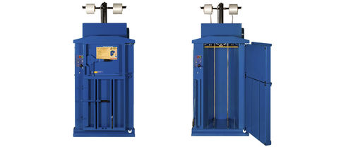 Waste baling press - Abba 60 - abba-Pressen Vertriebs GmbH & Co KG - vertical / front-loading / single-chamber
