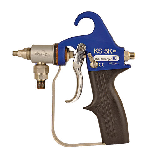 Spraying gun - KS 5K - Krautzberger - glue / grease / manual