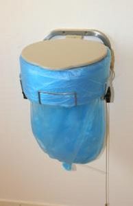 Plastic waste bin - LONGOPAC - Dastex - industrial waste / with lid