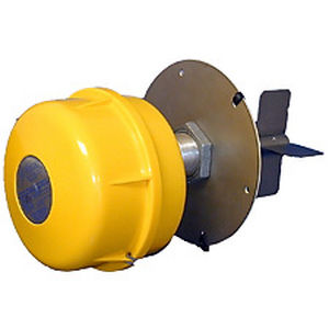 Rotary paddle level switch - Mucon - for bulk materials / for chemicals / flange
