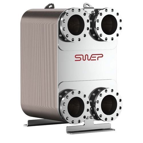Brazed plate heat exchanger - B633  - SWEP International - liquid/liquid / stainless steel / copper