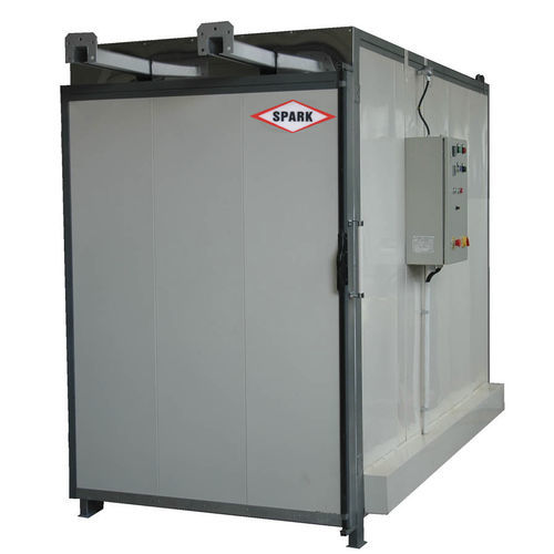 Truck-in oven - S series - ROMER P.P. - air circulating / high-temperature / explosion-proof