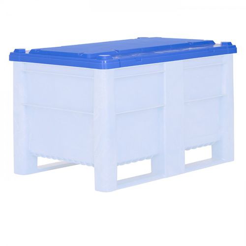 Plastic pallet box - D800 - MI Mailbox International GmbH - handling / for bulk materials / with lid