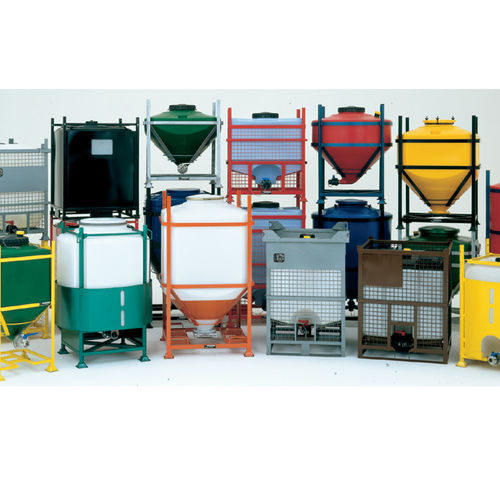 Cone-bottom silo - MAXIMOVER - MI Mailbox International GmbH - food / industrial / polyethylene