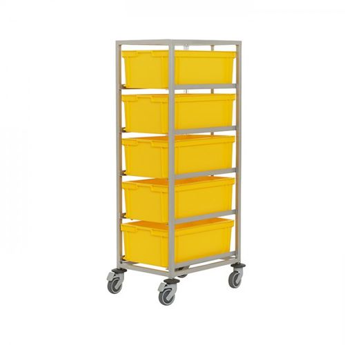 Transport trolley - H2015  - MI Mailbox International GmbH - storage / steel / 5 levels