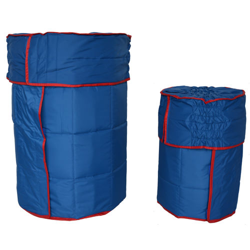 Aluminized insulation blanket - ISO_F series - Rimatek - for drums / fabric / polyester fiber