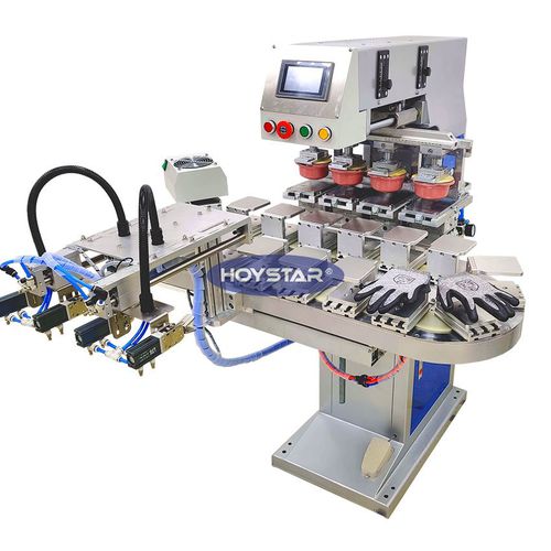 4-color pad printing machine - GW-P4C-G - Dongguan Hoystar Printing Machinery Co.,Ltd