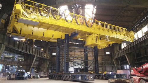 Mobile gantry crane - SL2500 - Sarens Group - hydraulic / for heavy loads