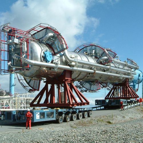 Modular selfpropelled trailer Sarens Group more than 6 axles / for