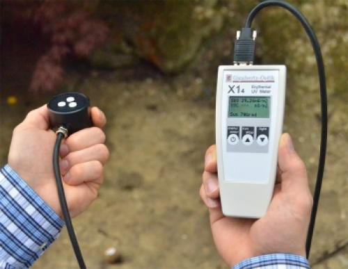 Digital light meter - X1-4 - Gigahertz Optik GmbH - compact / UV