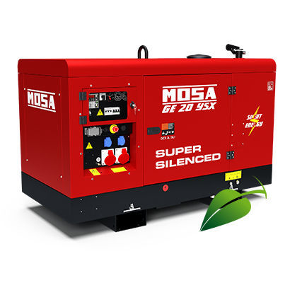 Diesel generator set - GE 20 YSX - MOSA - three-phase / single-phase / stationary