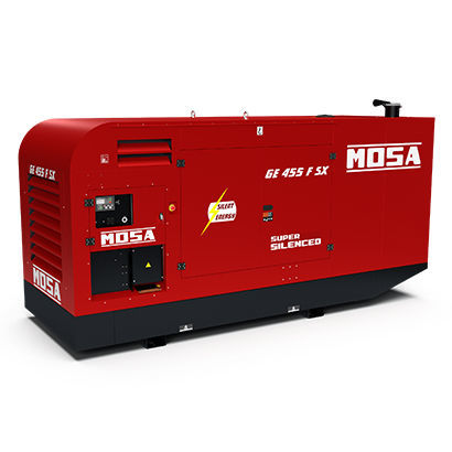 Diesel generator set - GE 455 FSX  - MOSA - three-phase / stationary / 50 Hz