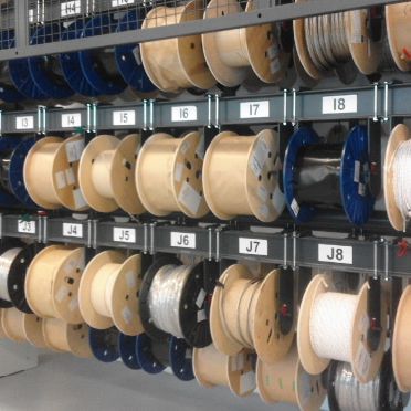 Cable drum storage carousel - SYSTEO INDUSTRIE S.A.S - vertical