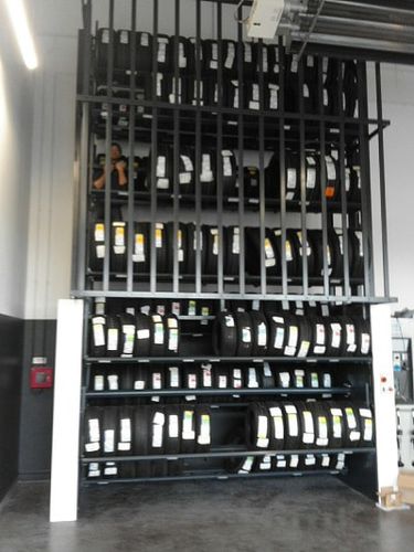 Vertical storage carousel - SYSTEO INDUSTRIE S.A.S - for tires / housing / rack