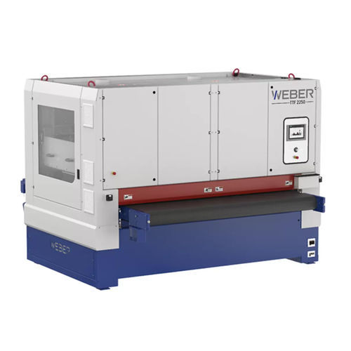 Brush deburring machine - TTF - Weber - belt / sanding / brushing