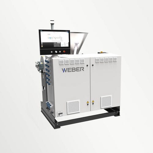 Conical twin-screw extruder - CE Classic Line - Weber - tube / for PVC / smooth bore
