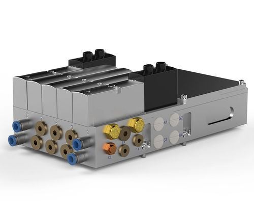 Spool distribution block - P0044A - Robot System Products AB - pneumatic / 5/2 / standard