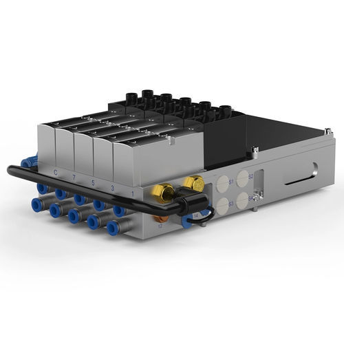 Spool distribution block - P0037A - Robot System Products AB - pneumatic / 5/2 / standard