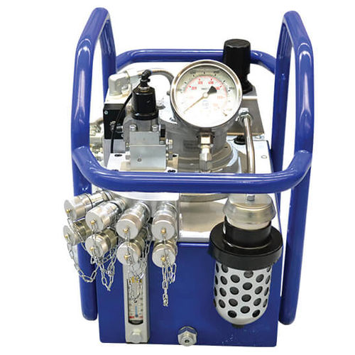 Manual hydraulic pump - HTL Power-Pro series - HTL (Hire Torque Ltd) - compact / portable