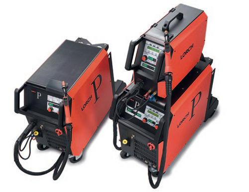 MIG-MAG welder - P series - Lorch Schweißtechnik GmbH - three-phase / with integrated display