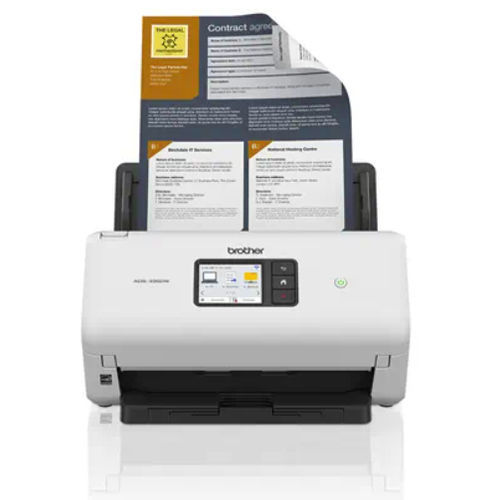 High-speed document scanner - ADS3350W - Brother Industries - touch / color / wireless
